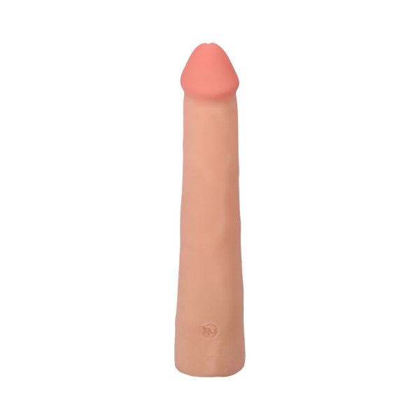 The Realistic Cock 9 in. ULTRASKYN Vac-U-Lock Dildo Vanilla - Image 5