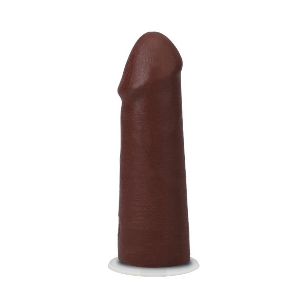 The Realistic Cock 5 in. ULTRASKYN Vac-U-Lock Dildo Chocolate - Image 2
