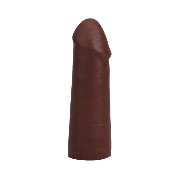 The Realistic Cock 5 in. ULTRASKYN Vac-U-Lock Dildo Chocolate - Image 4
