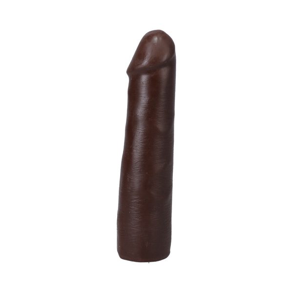 The Realistic Cock 7 in. ULTRASKYN Vac-U-Lock Dildo Chocolate - Image 2
