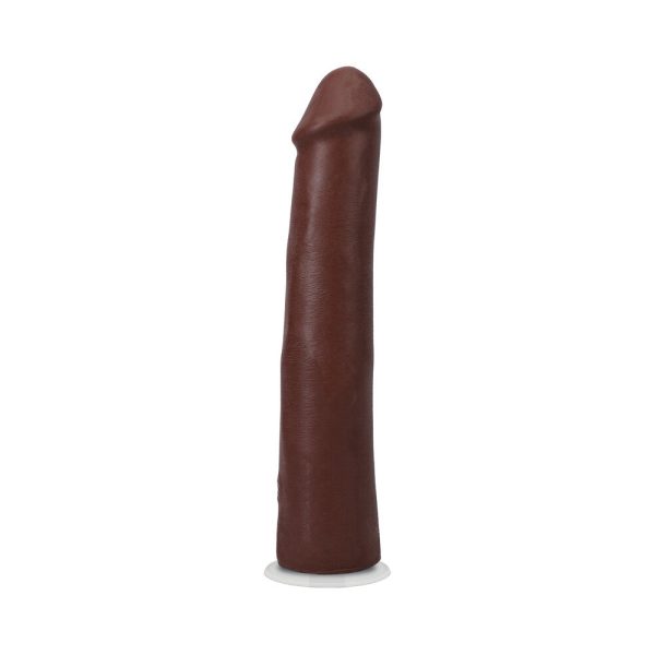 The Realistic Cock 9 in. ULTRASKYN Vac-U-Lock Dildo Chocolate - Image 2