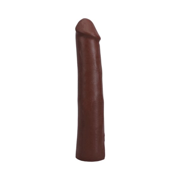 The Realistic Cock 9 in. ULTRASKYN Vac-U-Lock Dildo Chocolate - Image 4