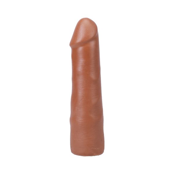The Realistic Cock 7 in. ULTRASKYN Vac-U-Lock Dildo Caramel - Image 2