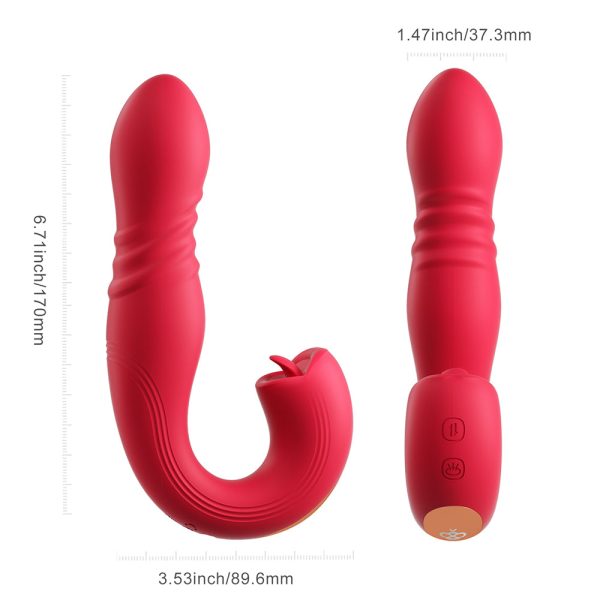 Honey Play Box Joi Thrust 2 App-Controlled Thrusting Vibrator & Clit Licker - Image 8