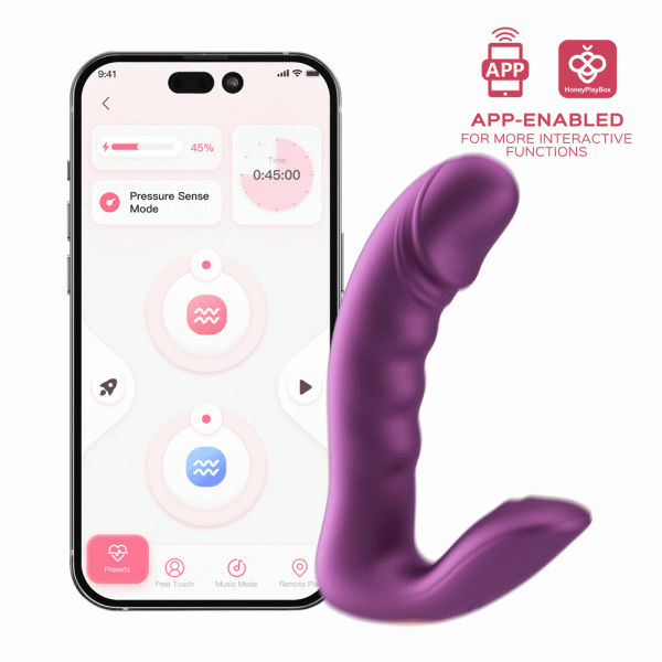 Honey Play Box Rora 2 App-Controlled Rotating G-Spot Vibrator & Clit Stimulator - Image 3