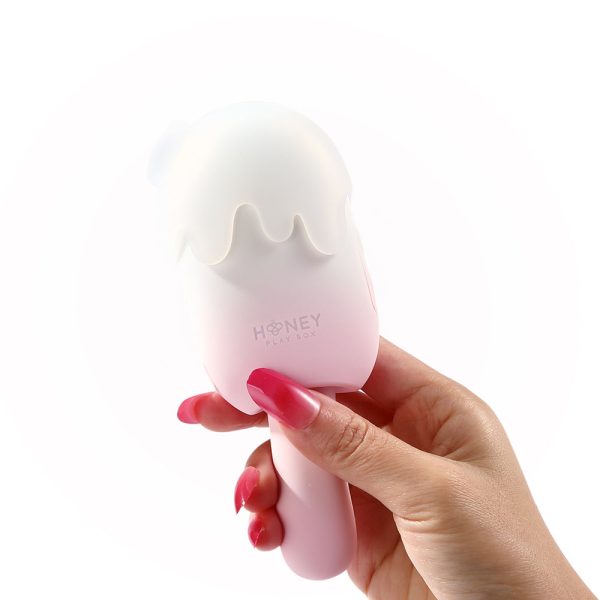 Honey Play Box Bite Me Sucking Tapping & Vibrating Cream Pop Stimulator - Image 5