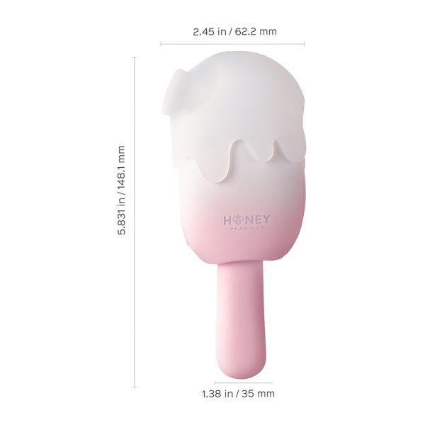 Honey Play Box Bite Me Sucking Tapping & Vibrating Cream Pop Stimulator - Image 6