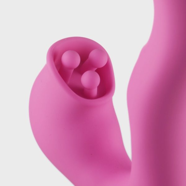 FemmeFunn Pallina Triple Action Thumping Rabbit Vibrator Dark Green - Image 10