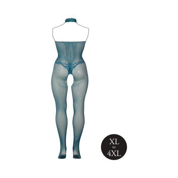 Le Desir Fishnet and Lace Bodystocking Ocean Deep Queen Size - Image 5
