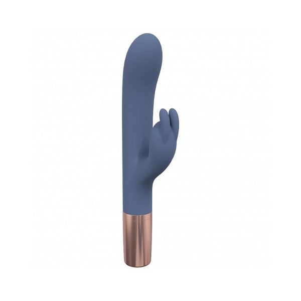 LoveLine Traveler Rabbit Silicone Rechargeable Splashproof Blue/Grey - Image 2