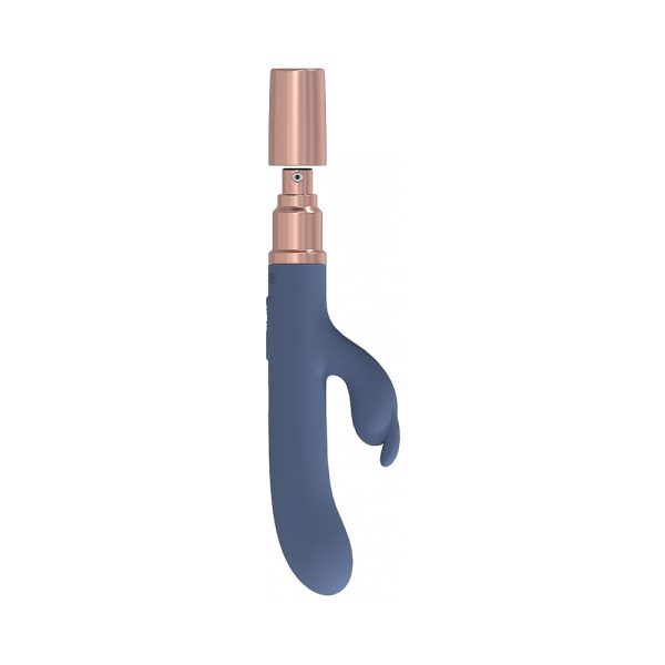 LoveLine Traveler Rabbit Silicone Rechargeable Splashproof Blue/Grey - Image 4