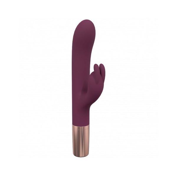 LoveLine Traveler Rabbit Silicone Rechargeable Splashproof Burgundy - Image 2