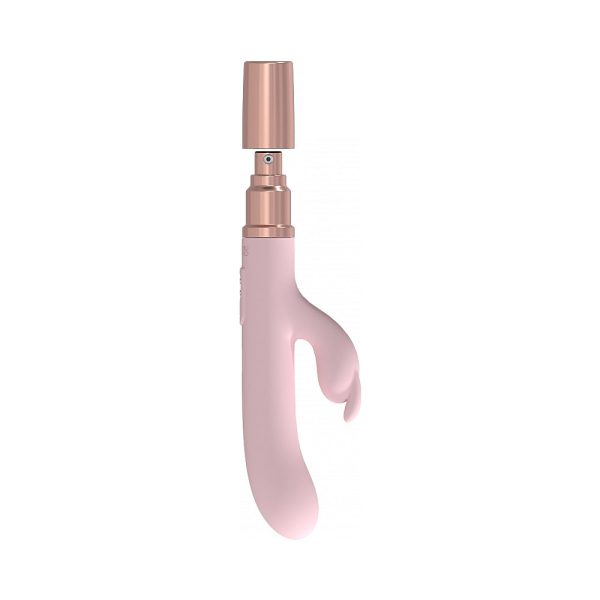 LoveLine Traveler Rabbit Silicone Rechargeable Splashproof Pink - Image 4