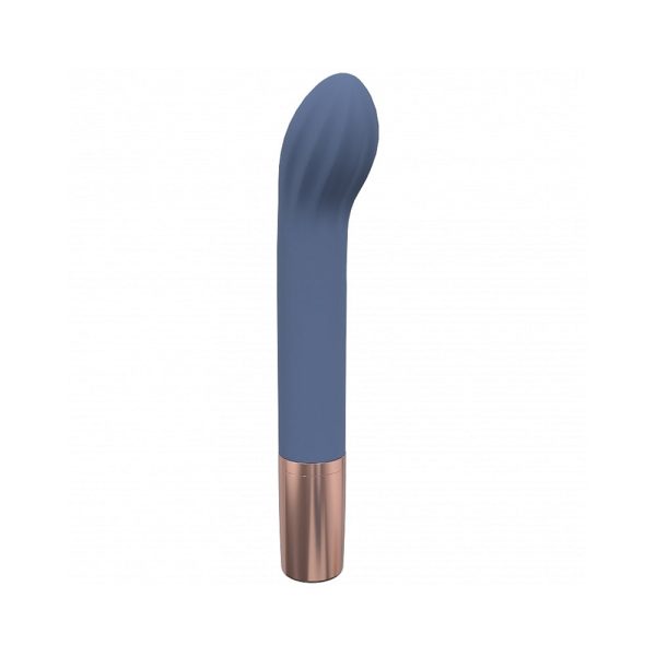 LoveLine Traveler G-Spot Silicone Rechargeable Splashproof Blue/Grey - Image 2