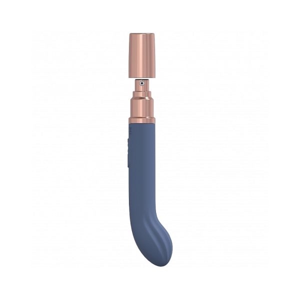 LoveLine Traveler G-Spot Silicone Rechargeable Splashproof Blue/Grey - Image 4