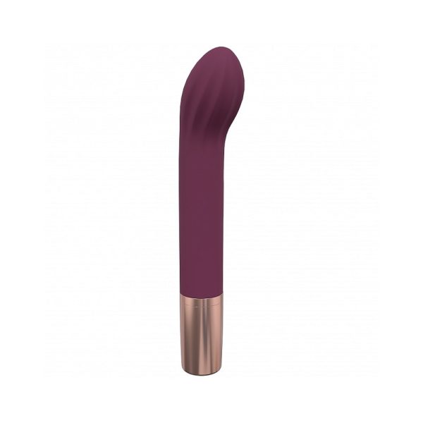 LoveLine Traveler G-Spot Silicone Rechargeable Splashproof Burgundy - Image 2