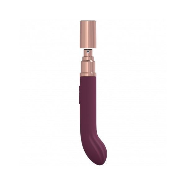 LoveLine Traveler G-Spot Silicone Rechargeable Splashproof Burgundy - Image 4