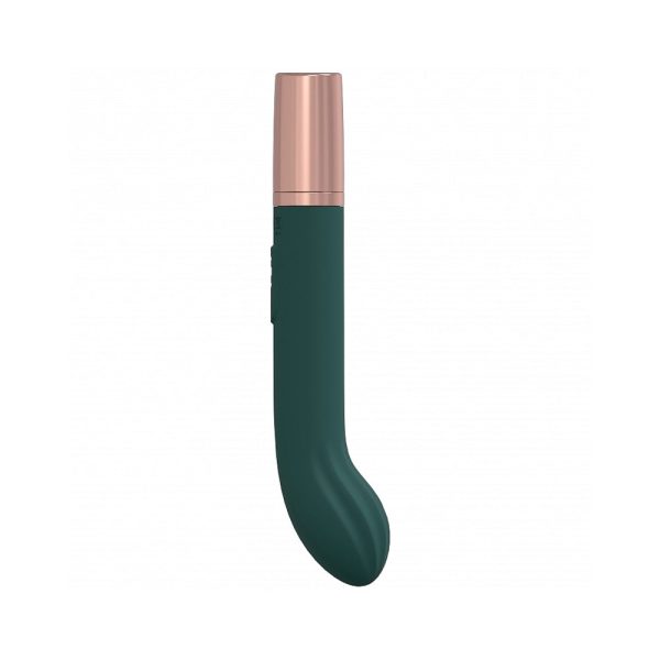LoveLine Traveler G-Spot Silicone Rechargeable Splashproof Forest Green - Image 3
