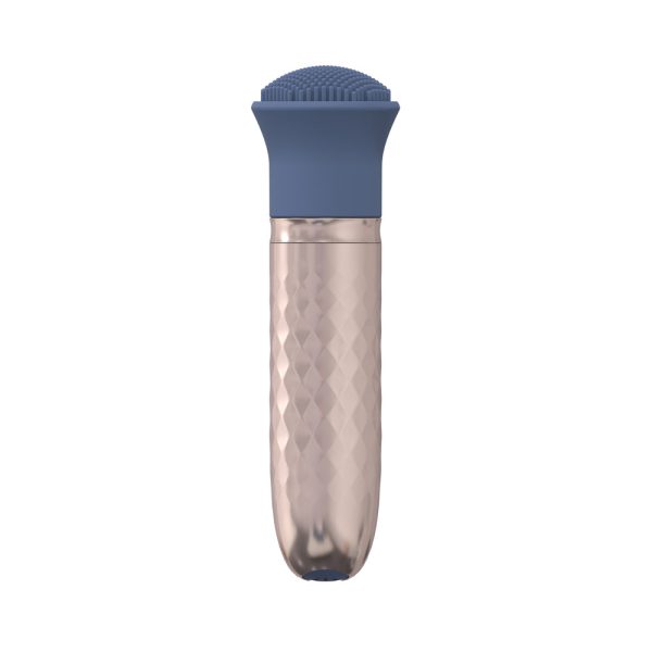 LoveLine The Thrill Wand Silicone Rechargeable Splashproof Blue - Image 4