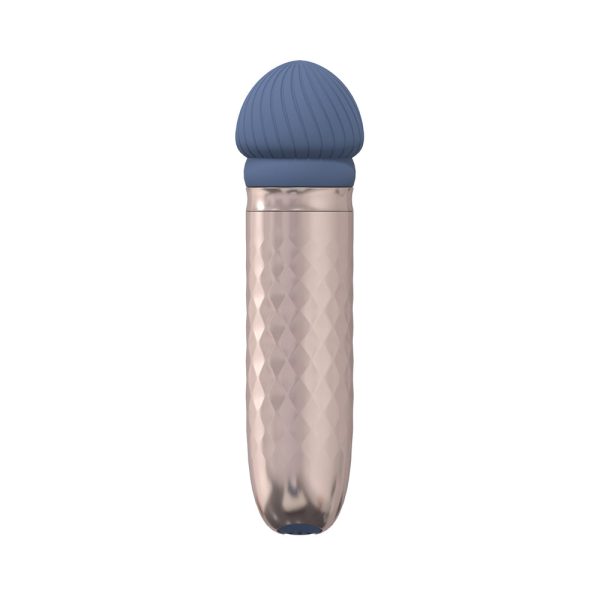 LoveLine The Thrill Wand Silicone Rechargeable Splashproof Blue - Image 5