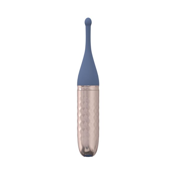 LoveLine The Thrill Wand Silicone Rechargeable Splashproof Blue - Image 6