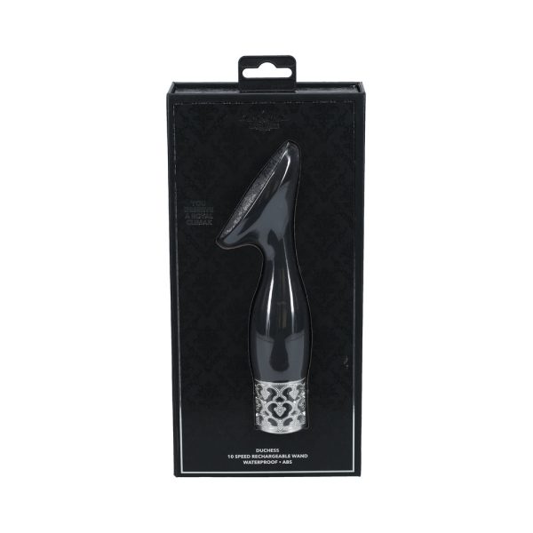 Royal Gems Duchess Silicone Rechargeable Vibrator Black - Image 5