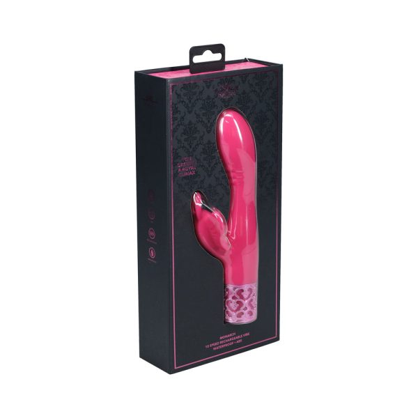 Royal Gems Monarch Silicone Rechargeable Vibrator Pink - Image 3