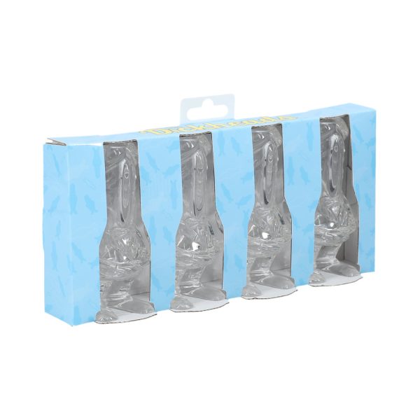 The Dickheads Groom Tall Shot Glass Clear - Image 3