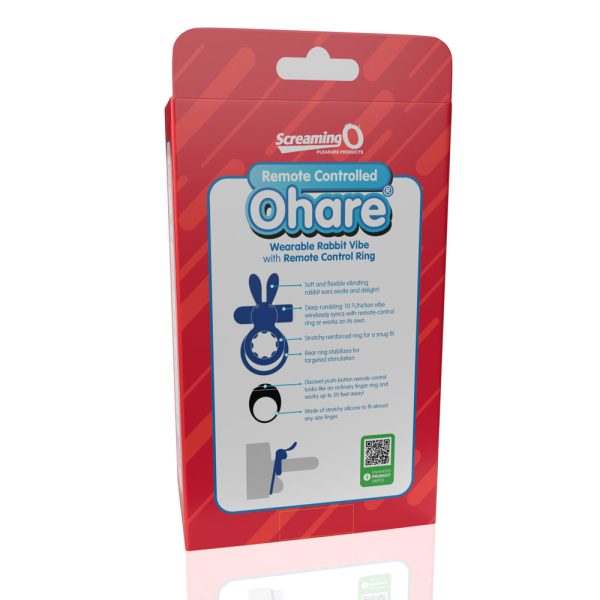 Screaming O Remote Controlled Ohare Vibrating Ring Blue - Image 7