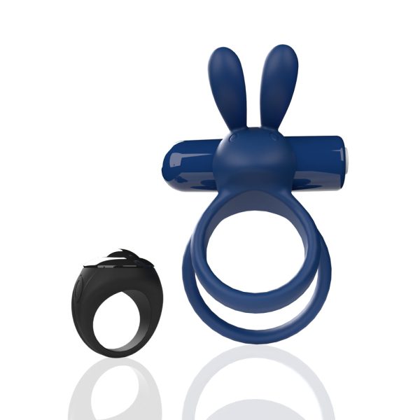 Screaming O Remote Controlled Ohare XL Vibrating Ring Blue - Image 3