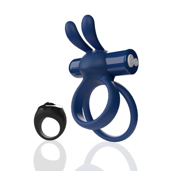 Screaming O Remote Controlled Ohare XL Vibrating Ring Blue - Image 4