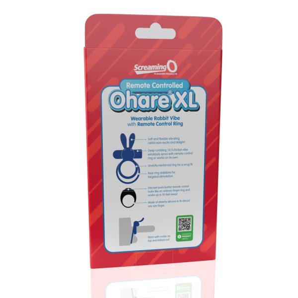 Screaming O Remote Controlled Ohare XL Vibrating Ring Blue - Image 7