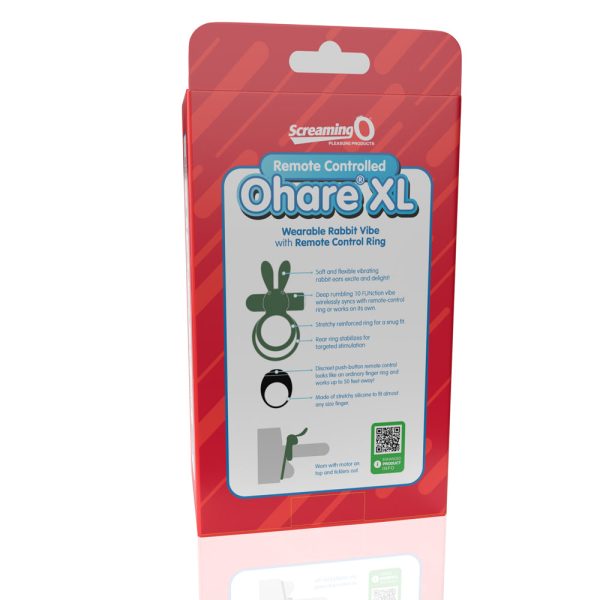 Screaming O Remote Controlled Ohare XL Vibrating Ring Green - Image 7