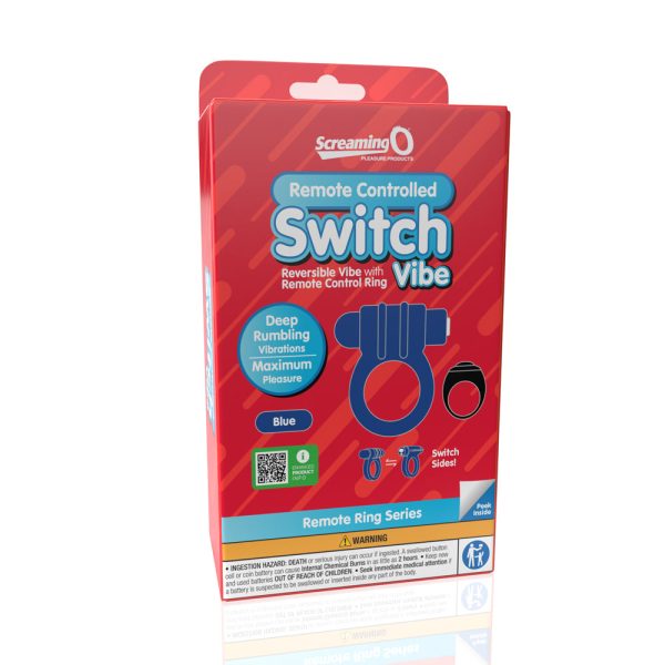Screaming O Remote Controlled Switch Vibrating Ring Blue - Image 6