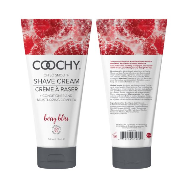 Coochy Berry Bliss Shave Cream 0.5 oz. - Image 3