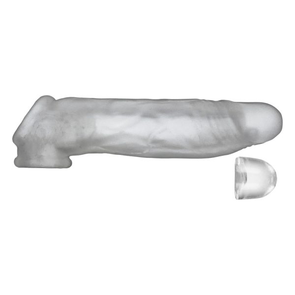 OxBalls Dicker Ultra-Slim Cocksheath Clear Ice - Image 2