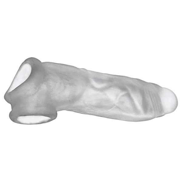 OxBalls Dicker Ultra-Slim Cocksheath Clear Ice - Image 3