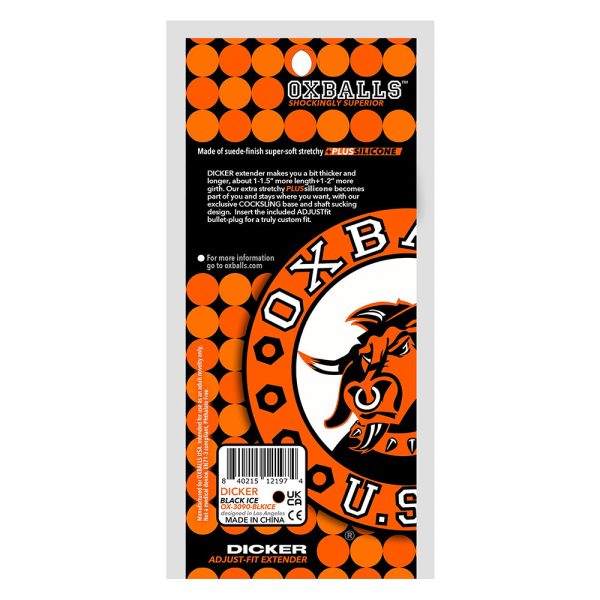 OxBalls Dicker Ultra-Slim Cocksheath Clear Ice - Image 7