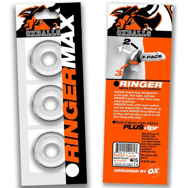 OxBalls Ringer Max 3-Pack Clear - Image 3