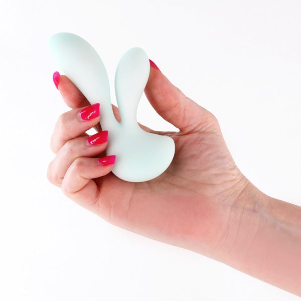 Pure Luna Petite Vibrating Rabbit Teal - Image 3