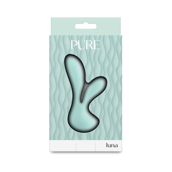 Pure Luna Petite Vibrating Rabbit Teal - Image 4