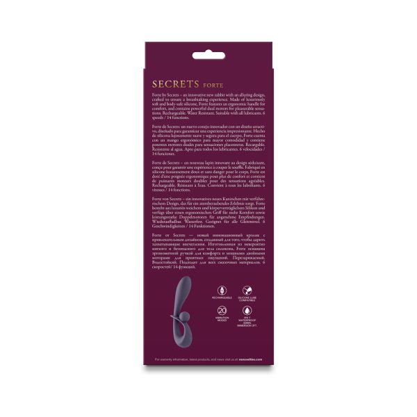 Secrets Forte Vibrating Rabbit Gray - Image 4