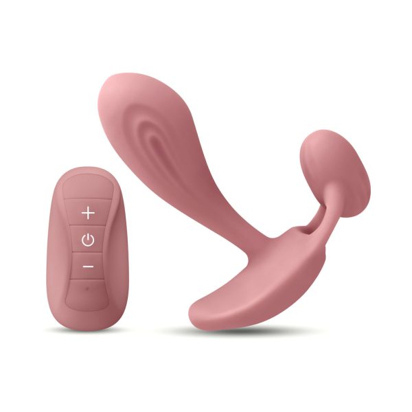 Secrets Echo Insertable Vibe with Remote Dusty Rose - Image 2