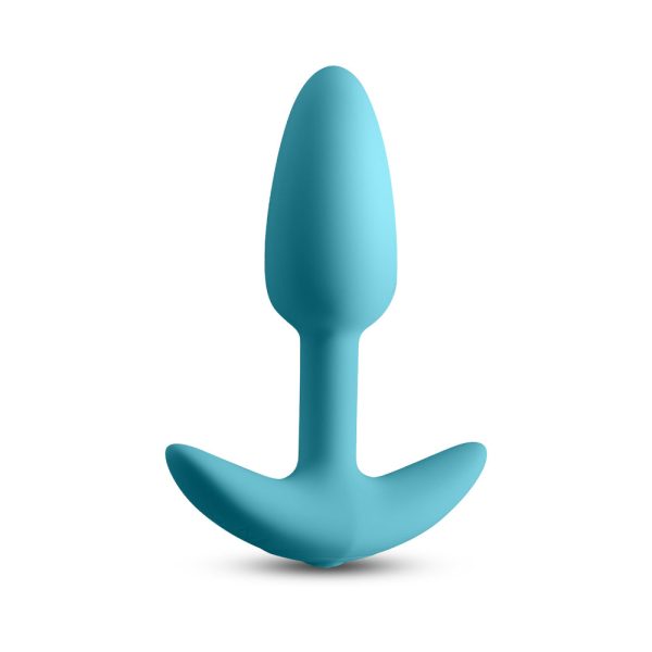 Techno Trance App-controlled Vibrating Plug with Remote Blue - Image 2