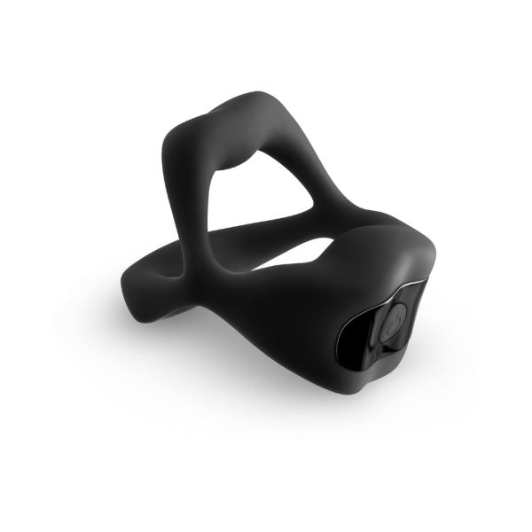 Techno Strobe App-controlled Vibrating Cock Ring Black - Image 2