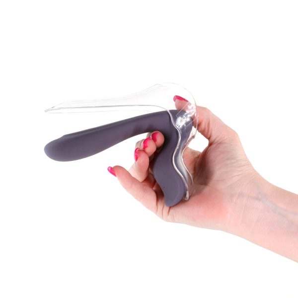 INYA Gyno Vibe Speculum with LED Gray - Image 3