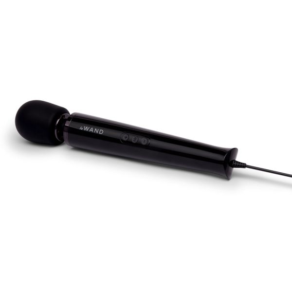 Le Wand Plug-In Vibrating Massager Black - Image 2