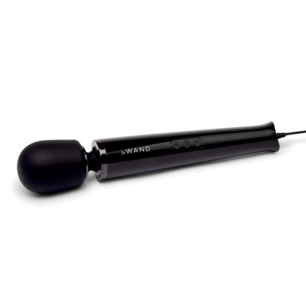 Le Wand Plug-In Vibrating Massager Black - Image 4