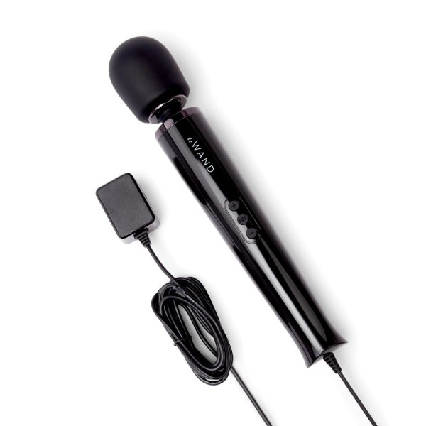 Le Wand Plug-In Vibrating Massager Black - Image 8