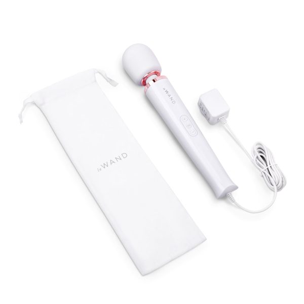 Le Wand Plug-In Vibrating Massager White - Image 9